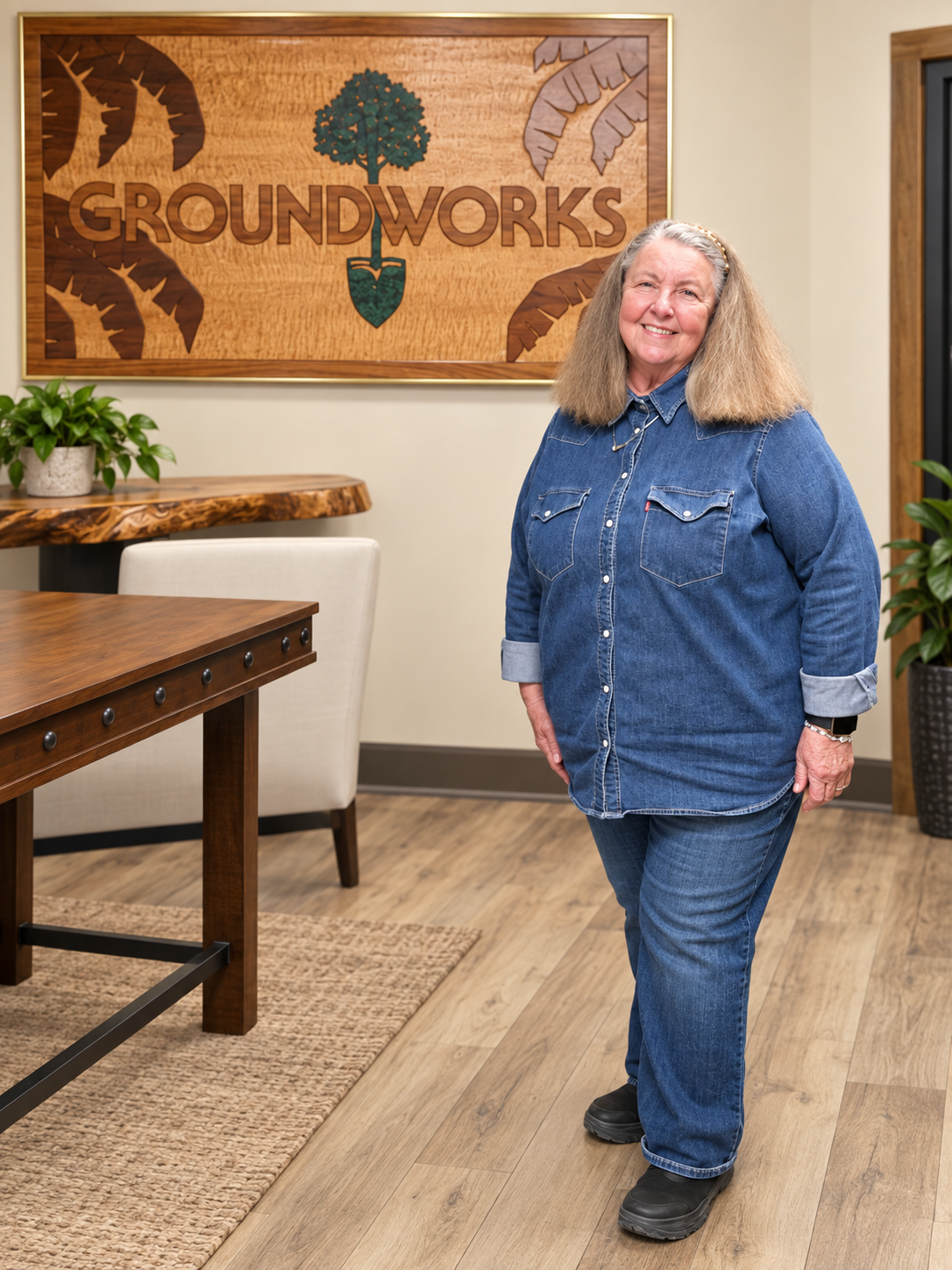 Jinger Bias, asistente administrativa en Groundworks